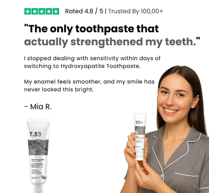 Fluoride-Free Hydroxyapatite Toothpaste